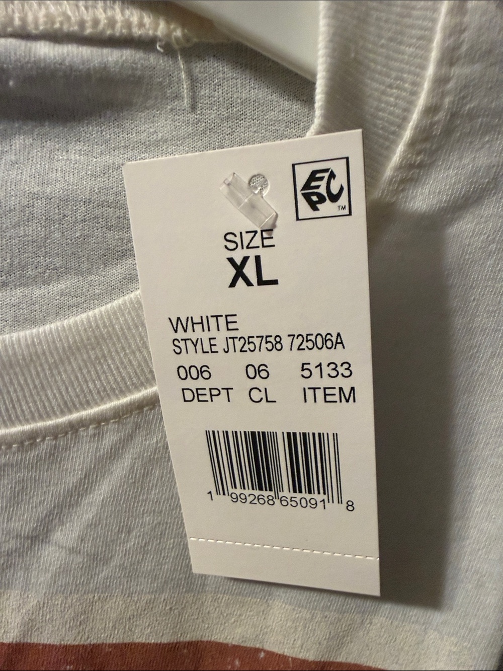 Modern Lux White Tee with Red Graphic Ballet Print - Picture 2 of 4